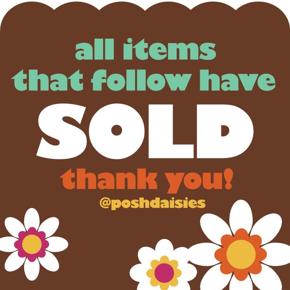 SOLD ITEMS BELOW